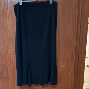 Misook Classic Black A-Line Skirt